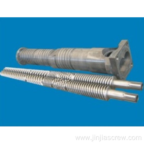 Conical Bimetallic Twin Screw Barrel